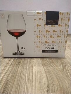 Бокалы Богемия для вина Colibri 650 ml Чехия