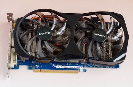 Видеокарта gigabyte gv-n56goc-1GI rev 2.0