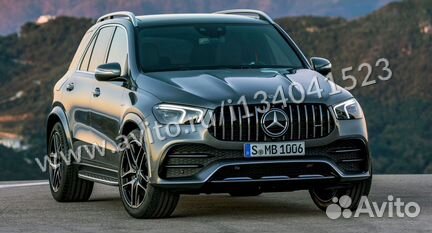 Решетка радиатора 53 AMG Mercedes GLE V167 черная