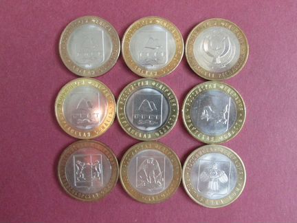 Юбилейные монеты России гвс, биметалл