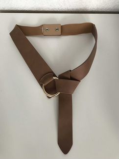 Ремень бежевый с резинкой