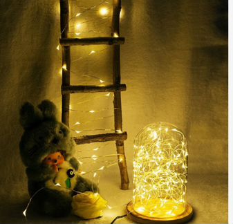 Гирлянда-нить на батарейках, 2 метра