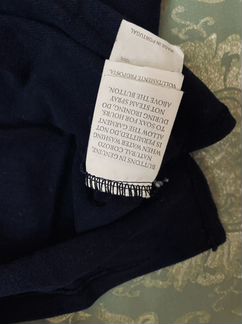 Синяя футболка-поло Moncler(оригинал)