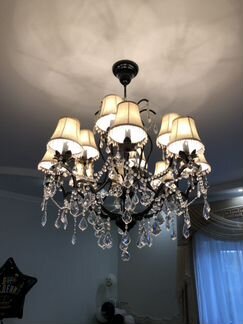 Люстра из 12 рожков в отличном состоянии