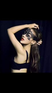 Маска карнавальная ажурная