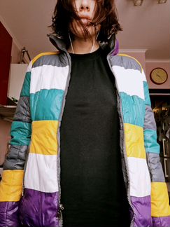 Пуховик двусторонний