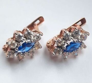 Золотые серьги