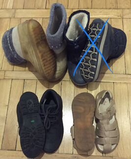 Timberland и сандали б/у 34 р 2 пары