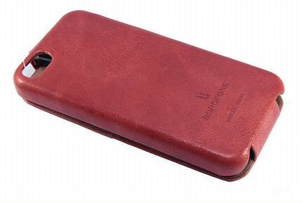 Чехол-книжка для iPhone 55С boro General LC винно-красный