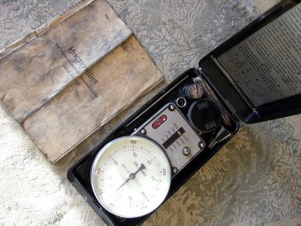 Тахометр ио-10 Рабочий комплект футляр СССР 1953