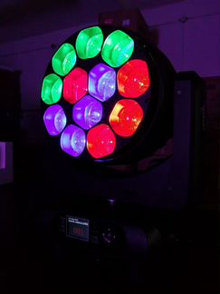 Led Wash 12x40 w ZooM rgbw pixel control