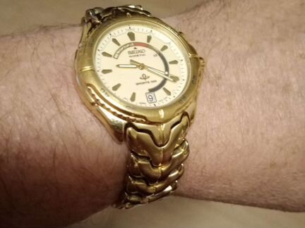 Seiko 5m42-OB09 Kinetic Japan