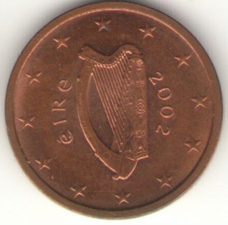 2 евроцента, Ирландия