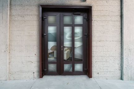 Пластиковая дверь 120х210 34