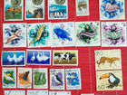 Набор марок Животные, Птицы, Рыбы