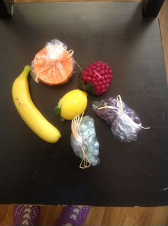 Свечи декоративные в виде ягод и фруктов