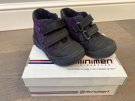 Осенние утеплённые ботинки minimen минемен 23 р-р