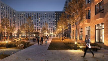 1-к квартира, 43.7 м², 18/30 эт.
