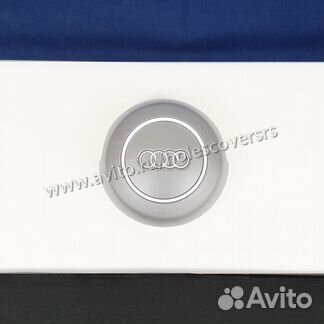 Крышка подушки безопасности руля Audi A6 13 серая