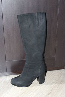 Замшевые осенние сапоги терволина 35 размера