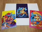 3 новые открытки Disney Аладдин (1992) Барселона