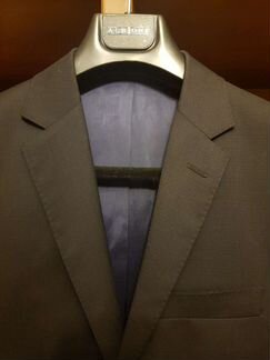 Пиджак Albione сине-коричневый в мелкую клетку