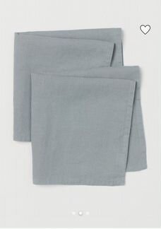 Льняные салфетки hm home новые