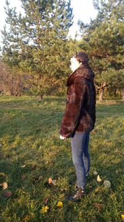 Женская норковая шуба