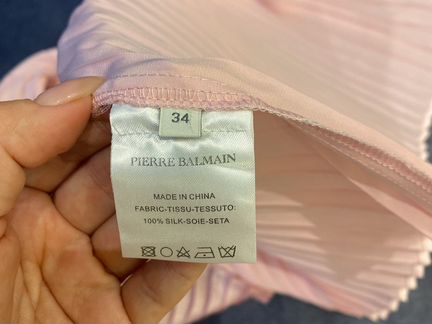 Юбка balmain на запах шёлк