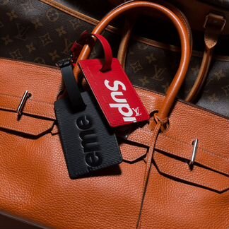 Лимитированная Багажная бирка supreme lv