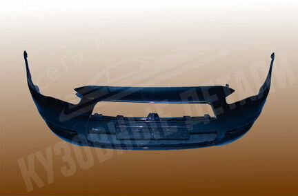 Бампер Mitsubishi Lancer X синий заводской цвет