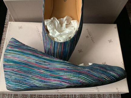 Туфли замшевые 37 размер, Luisa Derico