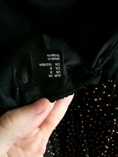 Платье с открытой спиной и стразами h&m редкая Кол