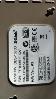 Коммутатор D-link DES 1005D Б/у