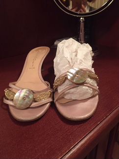 Сабо vicini, 35 р, розовые