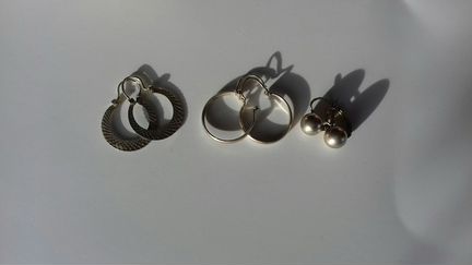 Набор серебряных сережек (Чехия)