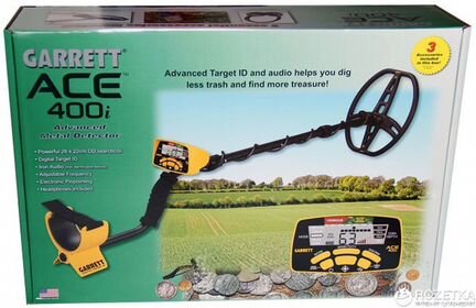 Металлоискатель Garrett ace 400i Рус Чудо Новый