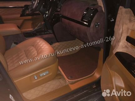 Ковры Toyota LC200 - Коврики из экокожи Тойота