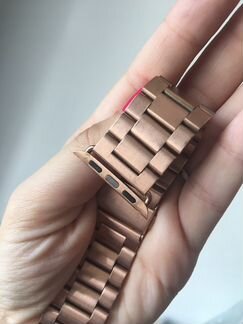 Ремешок на Apple Watch 38 mm розовое золото