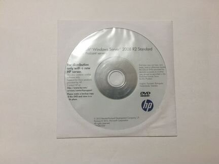 По HP Windows Server 2008 R2 Standard Edition 64bi