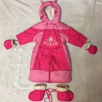 Детский зимний комбинезон-трансформер