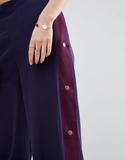 Брюки широкие ASOS на заклёпках