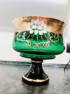 Ваза для фруктов Богемия