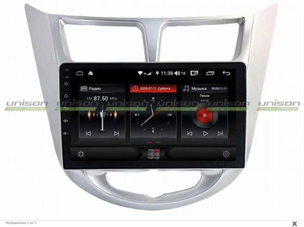 Магнитола Хендай Солярис 2013-2015/Winca