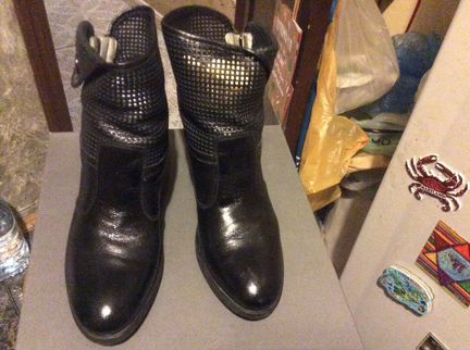 Ботильоны, кожаные, Nero Giardini, размер 35