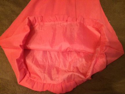 Платье коралловое 11-12