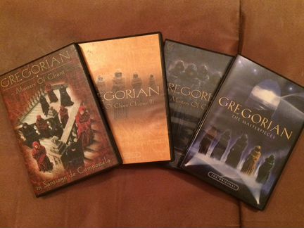 DVD диски альбомы Gregorian