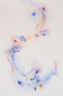 Картина «Геном», абстракция, Alcohol Ink