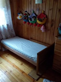 Кровать детская IKEA cинглар с матрасом