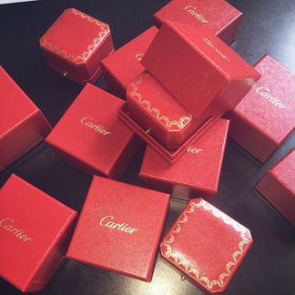 Оригинальные(новые) коробки Cartier love для колец